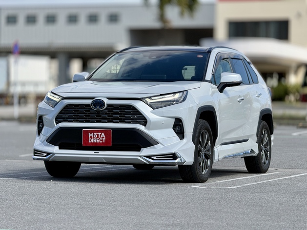 トヨタ RAV4 2.5 ハイブリッド G E-Four 4WD レンタカー登録歴あり/ETC/Bluetooth/シートエアコン・ヒーター/全周囲カメラ/障害物センサー/クルーズコントロール/電動シート/サンルーフ/ドライブレコーダー